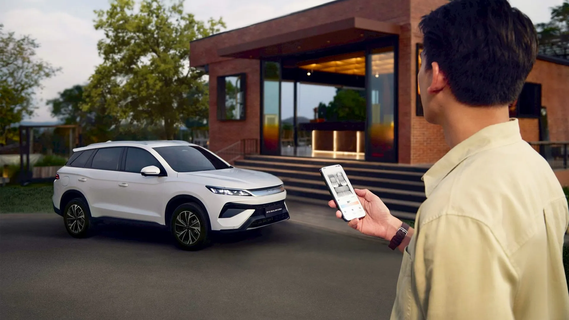 Ứng dụng BYD App kết nối thông minh trên BYD Sealion 5 DM-i