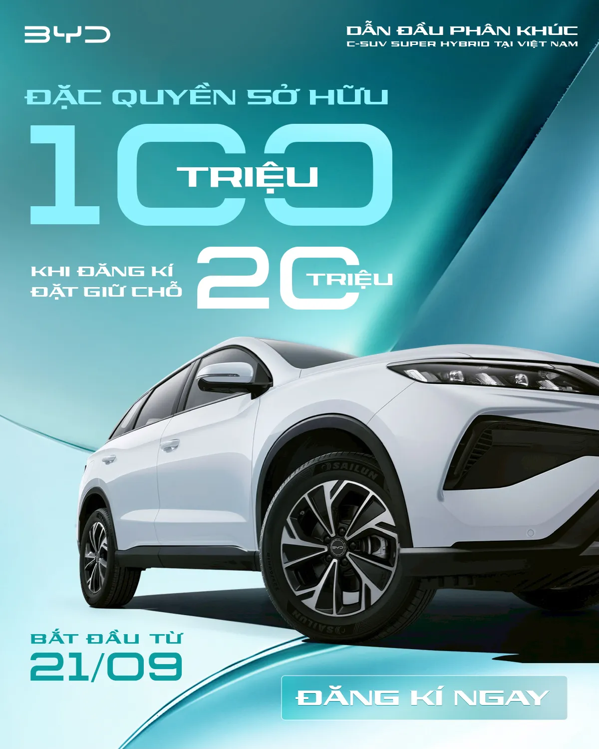 Ảnh chương trình Đặc quyền tiên phong BYD Sealion 5 của BYD Việt Nam